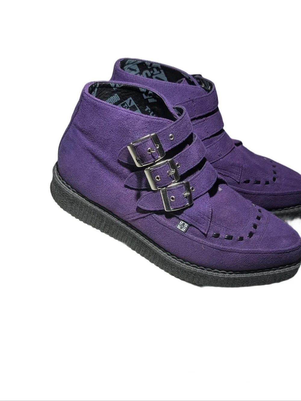 T.U.K TUK Vegan Suede Creeper Boots